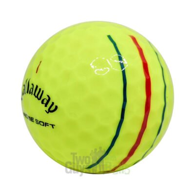 callaway chrome soft triple track yellow used golf balls