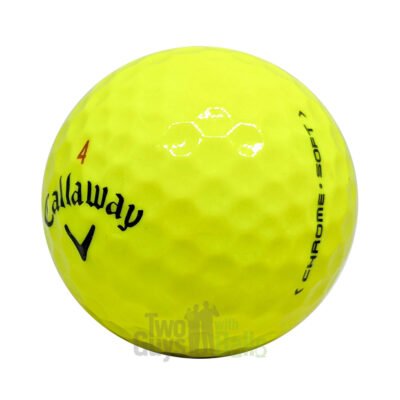 callaway chrome soft yellow used golf balls
