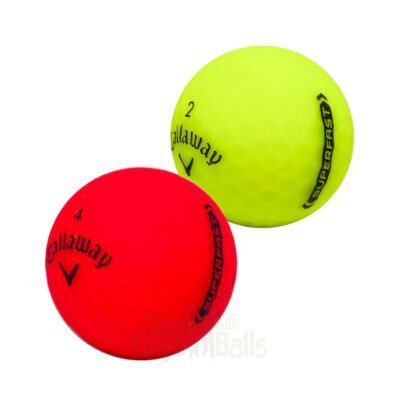 callaway superfast red yellow used golf balls