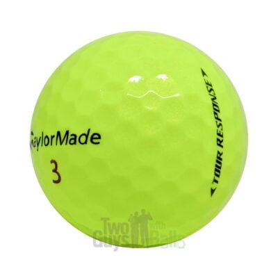 taylormade tour response yellow used golf balls
