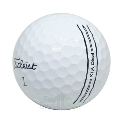 Used Titleist Pro V1x 2023 Enhanced Alignment Golf Balls — tour-proven high flight, low spin, and control with a bold alignment stripe for putting precision.