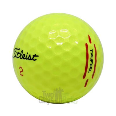 titleist trufeel yellow used golf balls