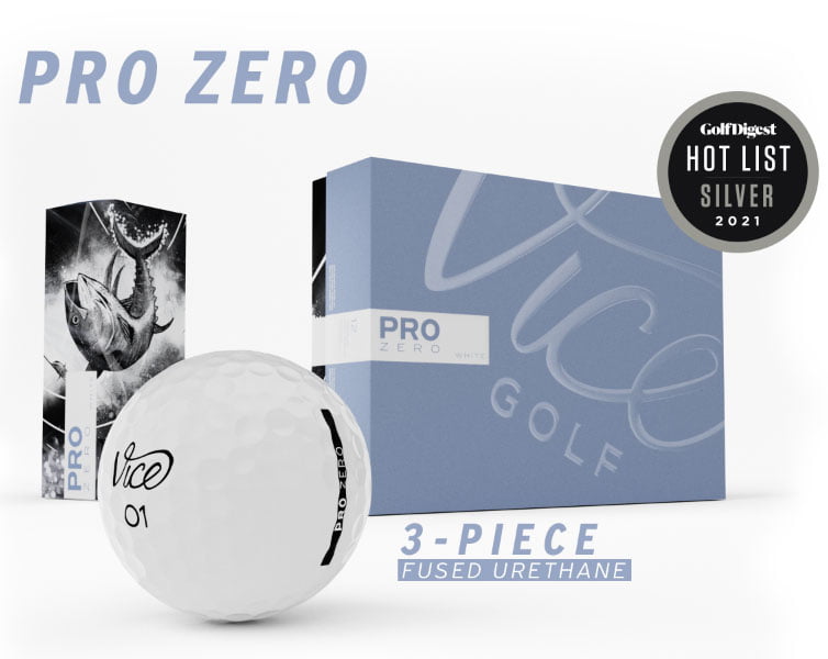vice pro zero golf balls